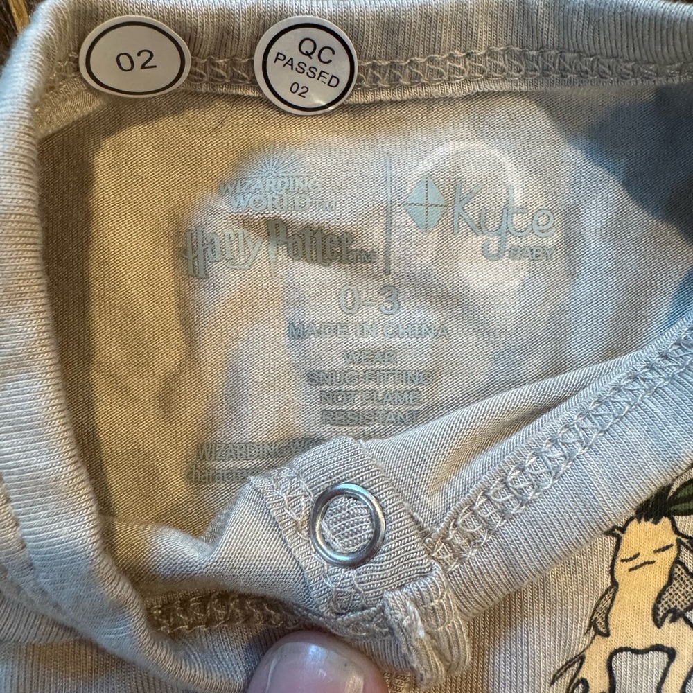 Kyte BABY Gray Mushroom Print Footie - Picture 2 of 5